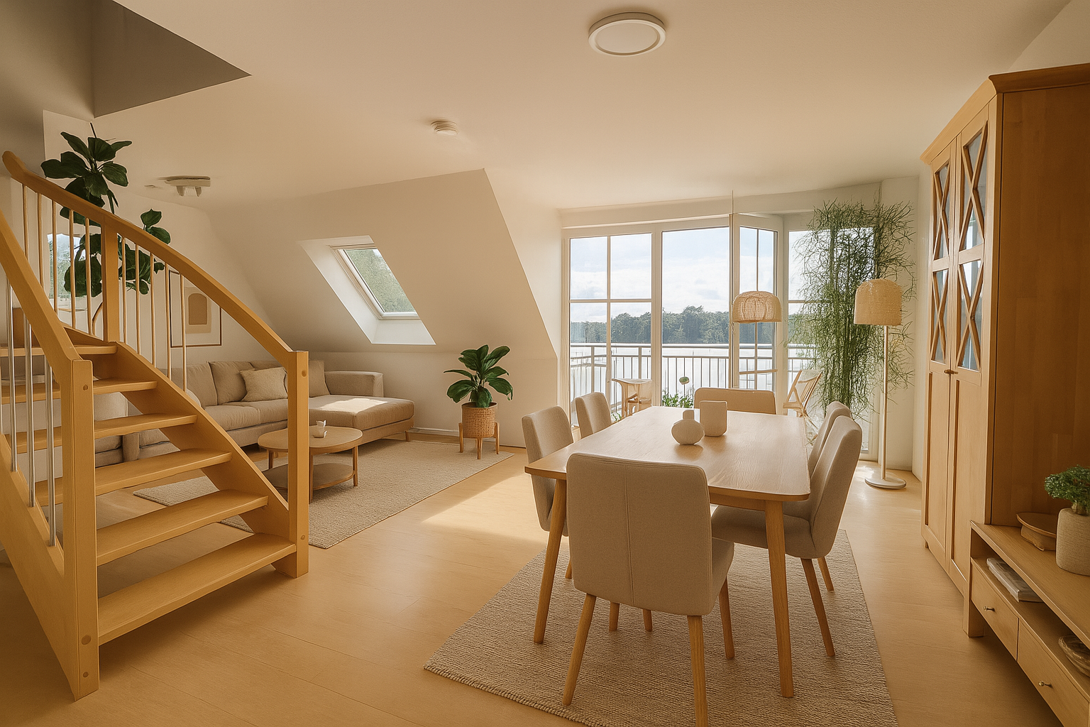 Immobilienangebot - Neuruppin - Alle - Maisonette mit herrlichem Blick auf den Ruppiner See